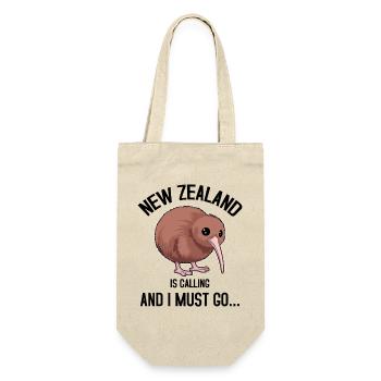 New Zealand Is Calling and I Must Go Kiwi Bird - Gift Bag for Bottles - nature - Front