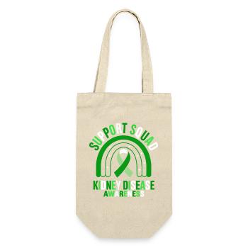 Support Squad Kidney Disease Awareness - Gift Bag for Bottles - nature - Front