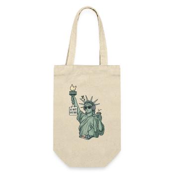 Statue of Liberty Do Not Disturb Coffee Design - Gift Bag for Bottles - nature - Front