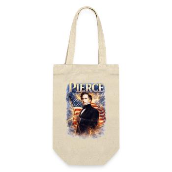 Patriotischer Blitzportrait - Geschenkbeutel für Flaschen - Natur - Vorne