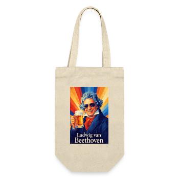 Ludwig van Beethoven - Gift Bag for Bottles - nature - Front