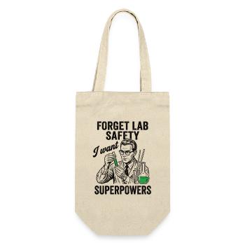 Chemistry Humor Shirt for Science Nerds - Gift Bag for Bottles - nature - Front