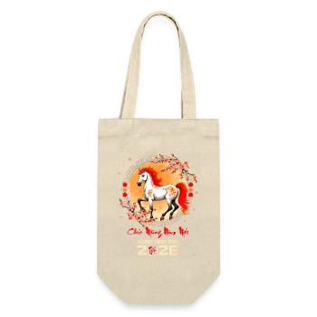 Lunar New Year Horse Zodiac - Gift Bag for Bottles - nature - Front