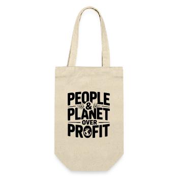 Personnes et planète sur le profit - Sac à bouteille - nature - Devant
