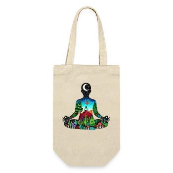 meditation nature - Gift Bag for Bottles - nature - Front