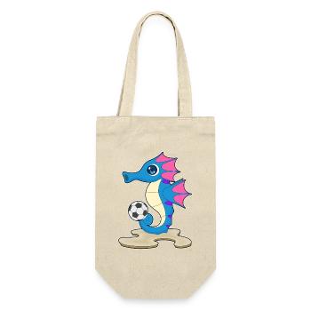 Joueur de soccer Seahorse Sports de football - Sac à bouteille - nature - Devant