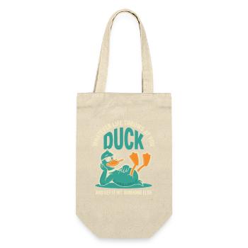 Duck Ausweichen – Andere Treffen Lassen - Gift Bag for Bottles - nature - Front