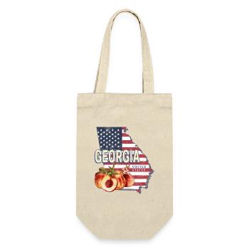 Georgia United States Vintage USA Souvenir - Gift Bag for Bottles - nature - Front