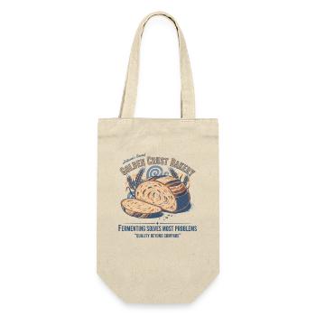 Sourdough Bread Baking Baker Sourdough Starter - Gift Bag for Bottles - nature - Front
