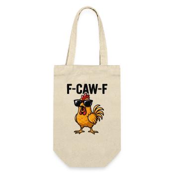 F-CAW-F Cool Funny Saying Humor - Gift Bag for Bottles - nature - Front