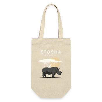 Etoshi Namibia - Geschenkbeutel für Flaschen - Natur - Vorne