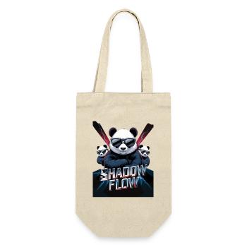 Shadow Flow Panda Crew with cool sunglasses - Gift Bag for Bottles - nature - Front