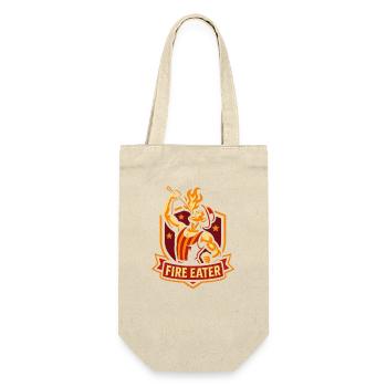 Circus Fire Eater Funny Children's Circus - Gift Bag for Bottles - nature - Front