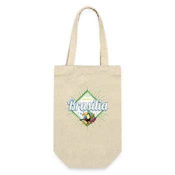 Brasília Distrito Federal Brazil Toucan Souvenir - Gift Bag for Bottles - nature - Front