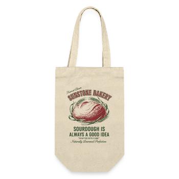 Sourdough Bread Baking Baker Sunstone Bakery - Geschenkbeutel für Flaschen - Natur - Vorne