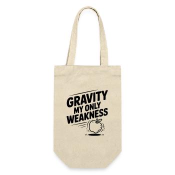 Gravity My Only Weakness - Gift Bag for Bottles - nature - Front