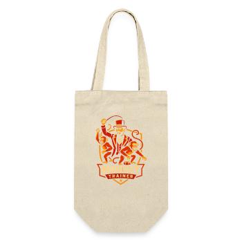 Circus Monkey Tamer Funny Kids Circus - Gift Bag for Bottles - nature - Front