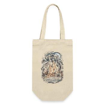 Friedhof Goth Humor - Geschenkbeutel für Flaschen - Natur - Vorne