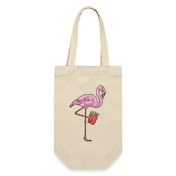 Flamingo French fries - Gift Bag for Bottles - nature - Front