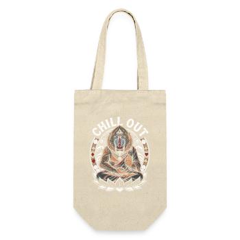 Chillout Monkey Meditation - Gift Bag for Bottles - nature - Front