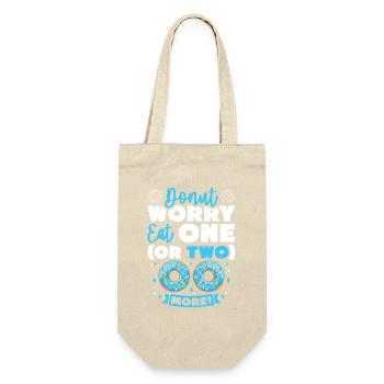 Donut fast food - Gift Bag for Bottles - nature - Front