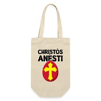 Greek Easter Christos Anesti Orthodox Easter - Gift Bag for Bottles - nature - Front