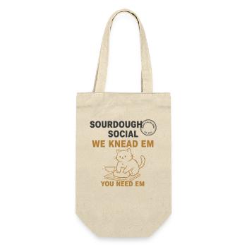 Sourdough Bread Baking Baker Bread Making - Gift Bag for Bottles - nature - Front