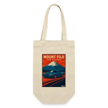 Mount Fuji JDM Racing Poster - Geschenkbeutel für Flaschen - Natur - Vorne