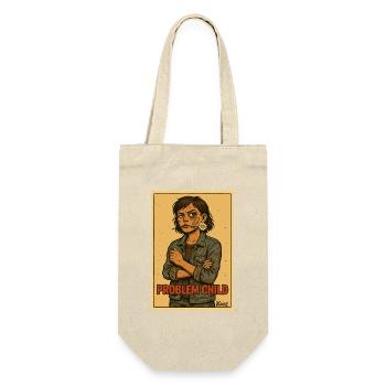 Problem Child Daisy Rebel Poster - Gift Bag for Bottles - nature - Front