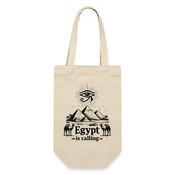 Egypt is calling Pharaoh Ägypten Urlaub - Geschenkbeutel für Flaschen - Natur - Vorne