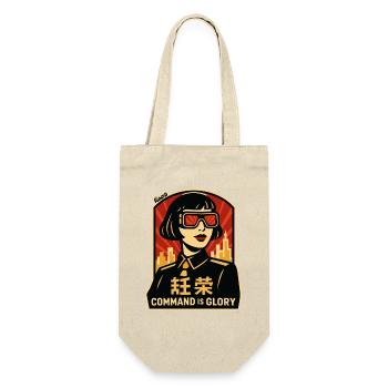 Command Is Glory Retro Poster - Gift Bag for Bottles - nature - Front