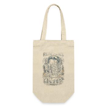Friedhof Goth Humor Real Peace Is Spelled RIP - Geschenkbeutel für Flaschen - Natur - Vorne