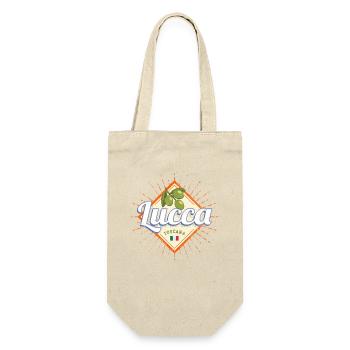 Lucca Tuscany Italy Olives Vintage Souvenir - Gift Bag for Bottles - nature - Front