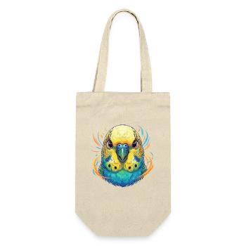 Living budgie color explosion - Gift Bag for Bottles - nature - Front