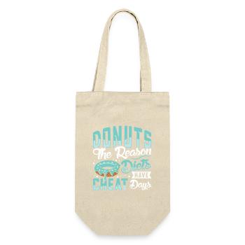 Donut fast food - Gift Bag for Bottles - nature - Front