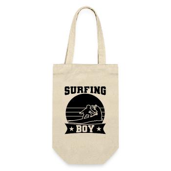 Surfing Boy - Gift Bag for Bottles - nature - Front