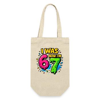 Idée cadeau humoristique de mème pour les enfants de 67 ans - Sac à bouteille - nature - Devant