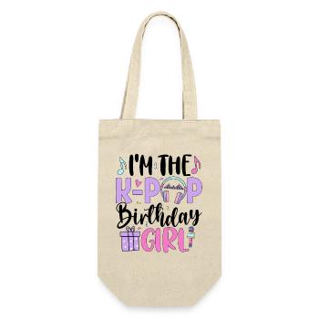 I'm The K Pop Birthday Girl - Gift Bag for Bottles - nature - Front