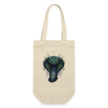 Cobra head with neon spikes - Gift Bag for Bottles - nature - Front