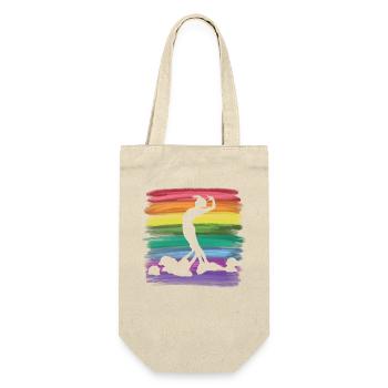 Artistic Swim Team Synchronschwimmen - Geschenkbeutel für Flaschen - Natur - Vorne