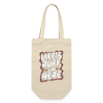 Vet Tech Life's Ruff I'm Here Veterinary Assistant - Gift Bag for Bottles - nature - Front