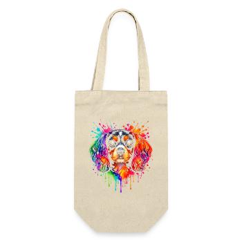 Le roi chevalier Charles | Pop Art pour les épagneules - Sac à bouteille - nature - Devant
