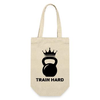 Kettlebell Krone Train Hard - Sac à bouteille - nature - Devant