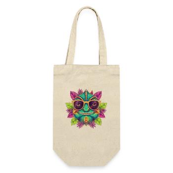 Tropical Dino with Sunglasses - Gift Bag for Bottles - nature - Front