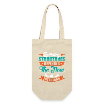 Drywall Drywall Builder Drywall Fitter - Gift Bag for Bottles - nature - Front