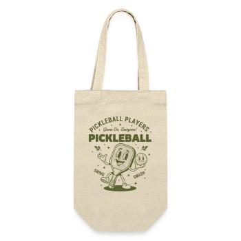 Pickleball Players Funny Pickle Ball Love - Gift Bag for Bottles - nature - Front