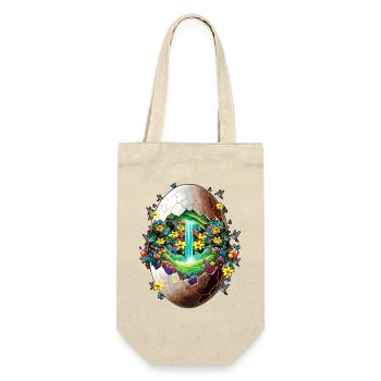 Eostre Frühlingsmond Frohes Oster-Ostara-Segen - Geschenkbeutel für Flaschen - Natur - Vorne
