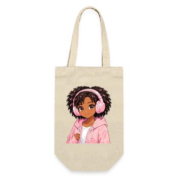 Vintage Japanese Bigfoot Gamer Anime Gaming - Gift Bag for Bottles - nature - Front
