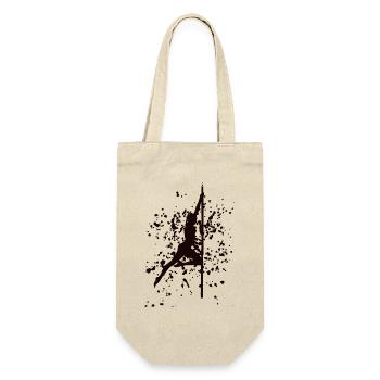 Pole Dance Bar Fitness Women Pole Dance - Gift Bag for Bottles - nature - Front