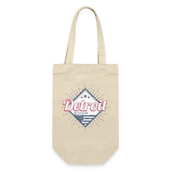 Detroit City in United States Vintage USA - Gift Bag for Bottles - nature - Front